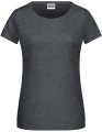 Dames T-shirt Daiber Basic-T 8007 Black Heather